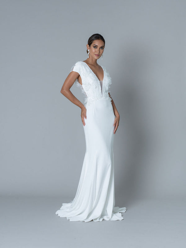 Helena Ceremony Dress - White