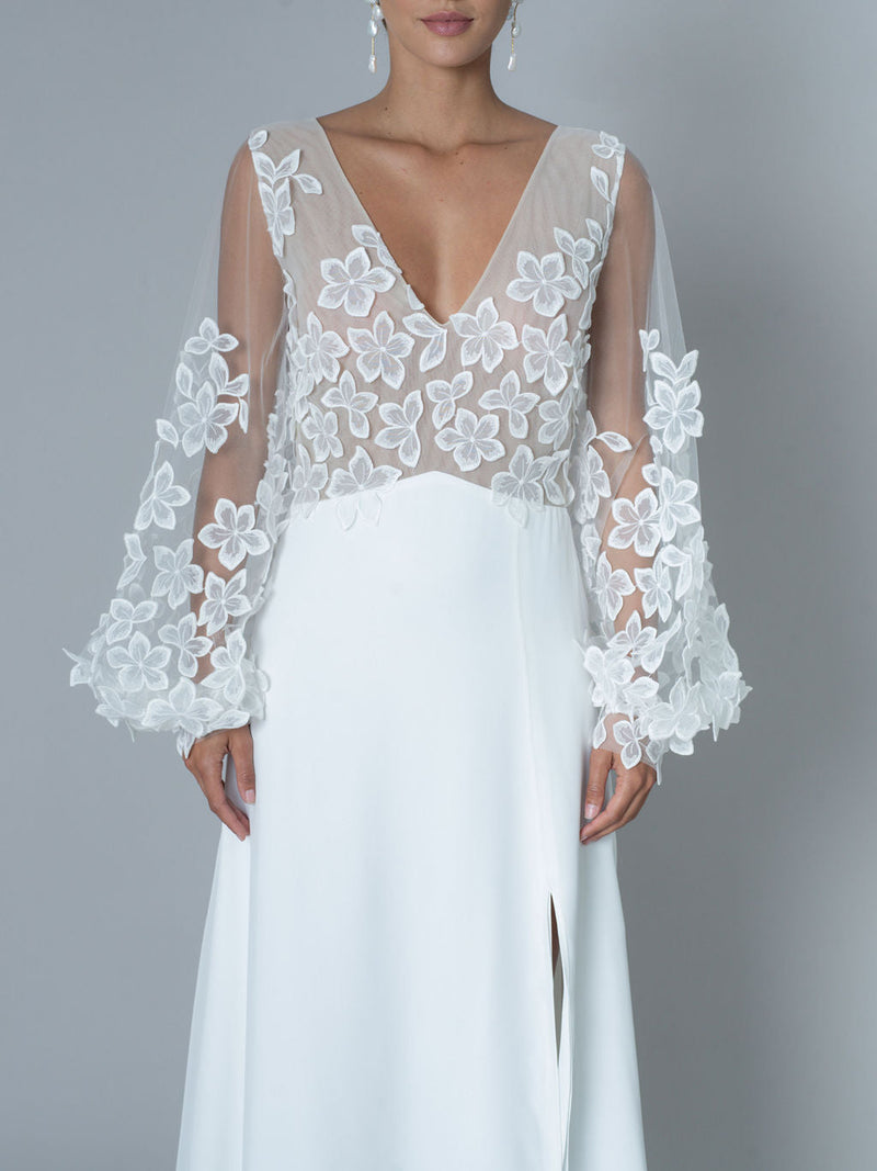 Robe Cérémonie Paradis - Blanc