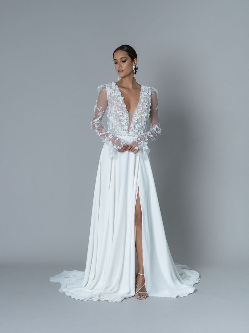 Robe Cérémonie Elle - Blanc