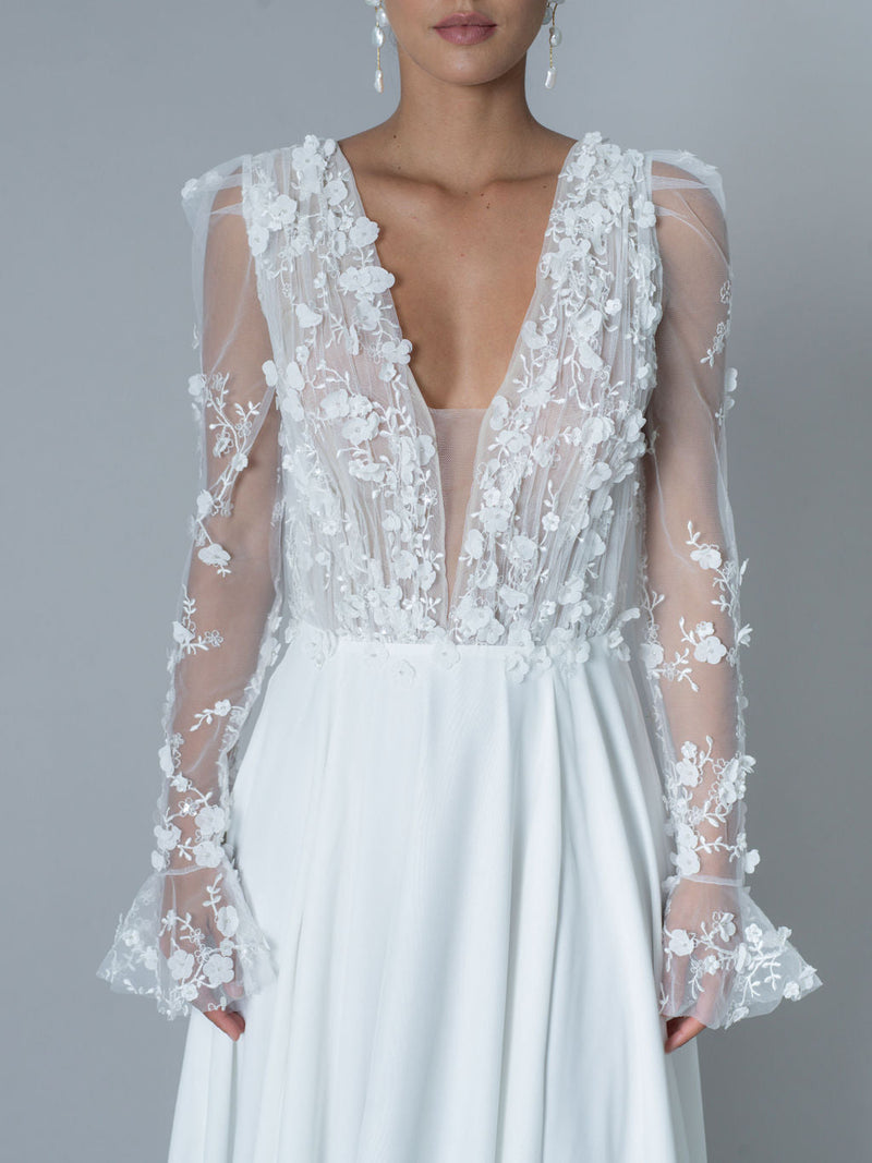 Robe Cérémonie Elle - Blanc