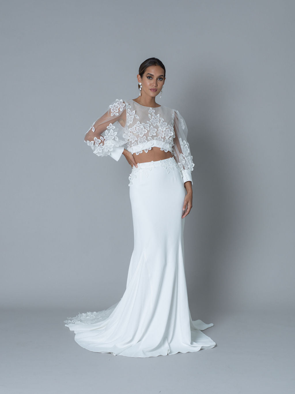 Amber Beverly Ceremony Dress - White