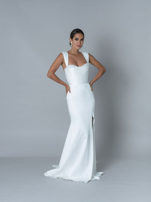 Robe Cérémonie Monica - Blanc