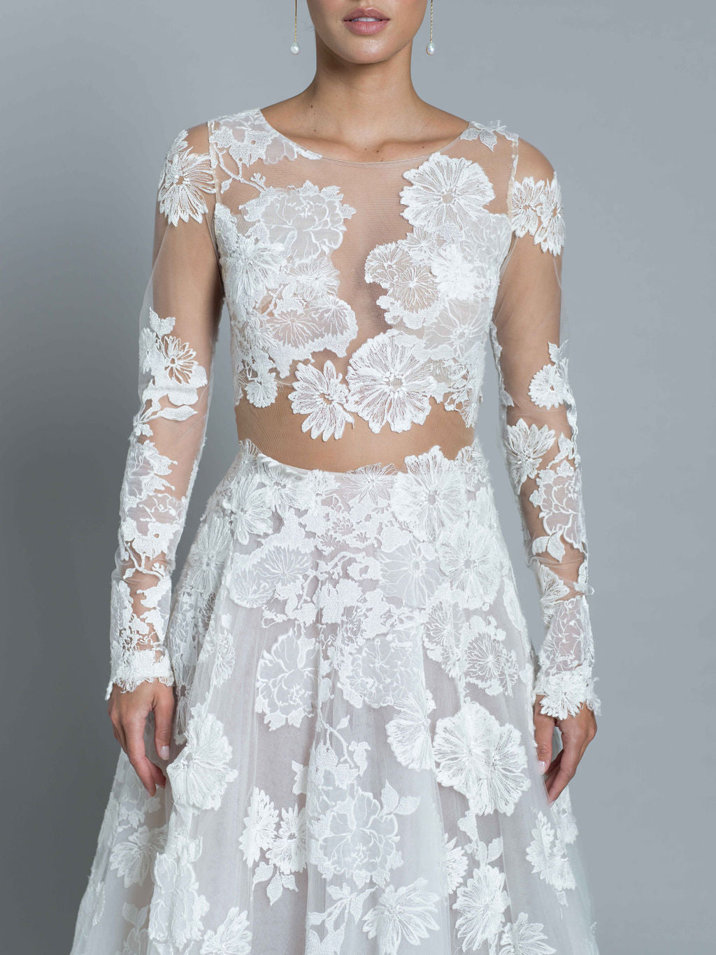 Belle D'Evening Dress - White