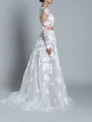 Vestido de noche Belle D' - Blanco