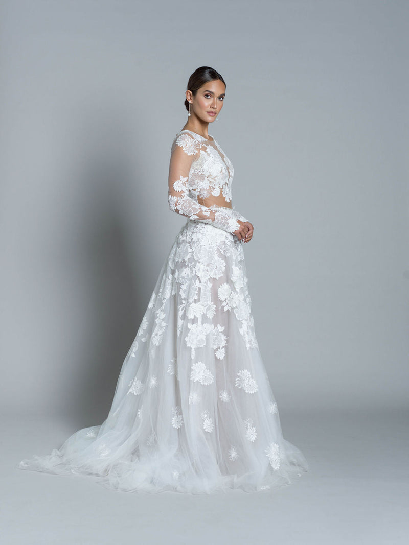 Vestido de noche Belle D' - Blanco