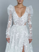 Robe Couture Paulina - Blanc