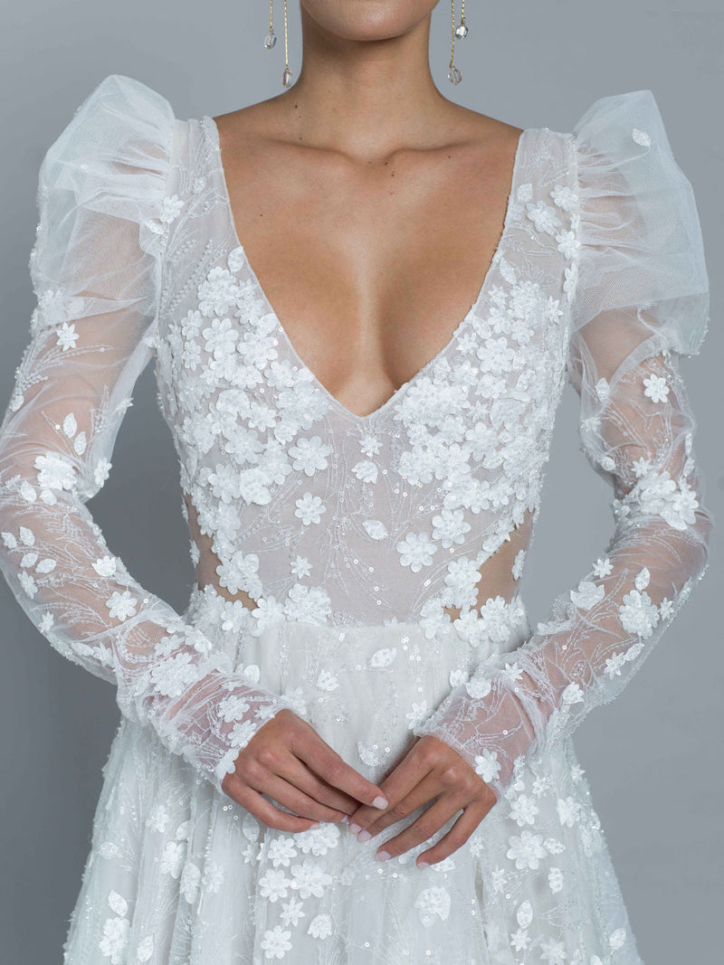 Robe Couture Paulina - Blanc