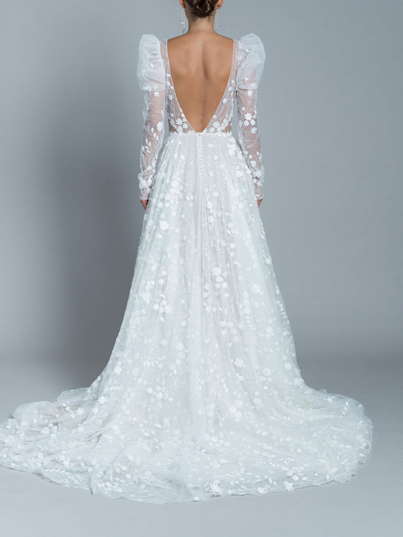 Robe Couture Paulina - Blanc