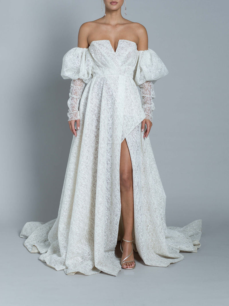 Robe Couture Andria - Blanc