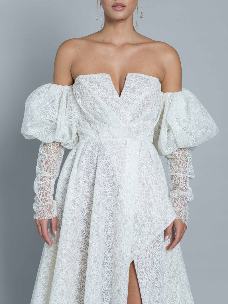 Robe Couture Andria - Blanc