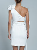 Selky Short Dress - Blanc