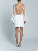 Lisa Short Dress - Blanc