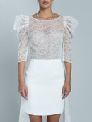 Robe Negin - Blanc