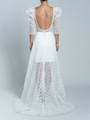 Robe Negin - Blanc