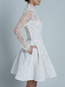 Frankie Short Dress - Blanc