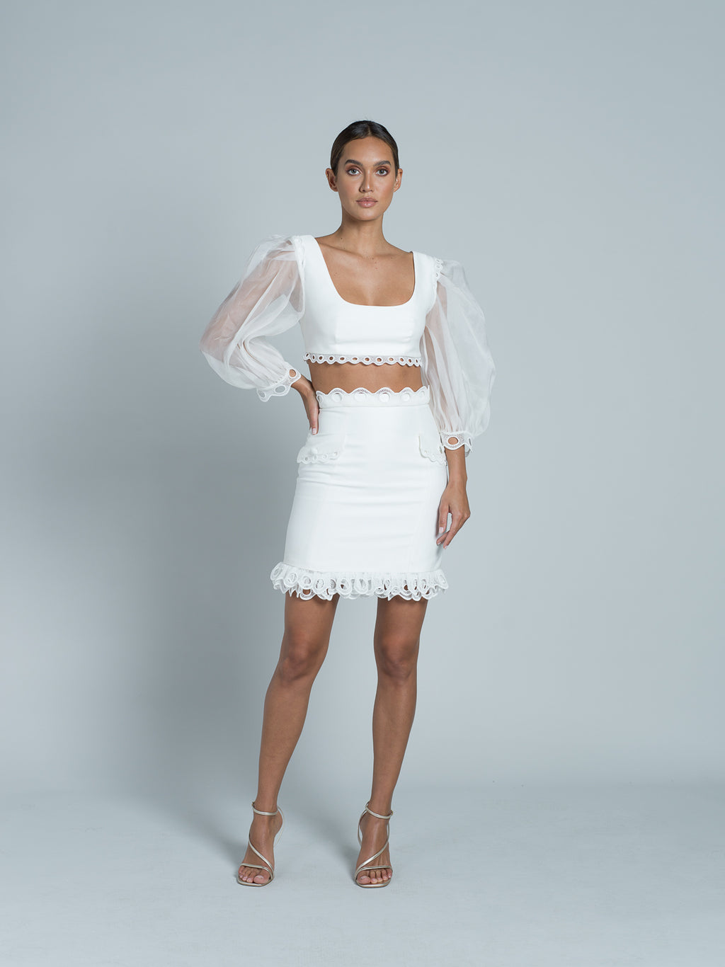 Falda Java - Blanco