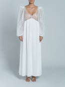 Solei Long Dress - Blanc