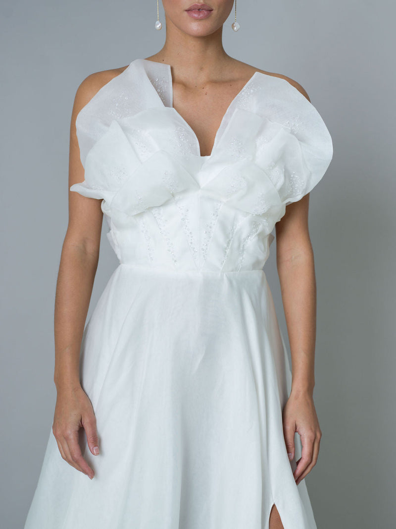 Robe Cérémonie Aurora - Blanc