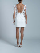 Baker Short Dress - Blanc