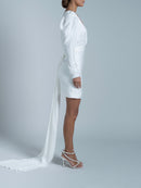 Seraph Short Dress - Blanc