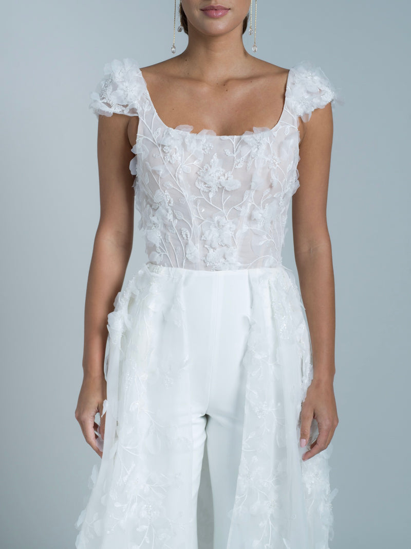 Alya jumpsuit - Blanc