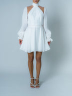 Anchor Dress - White