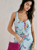 ROBE LONGUE FLEURIE RIOJA PETITE MENDIGOTE