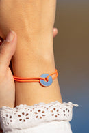Bracelet Risée - Orange Fluo