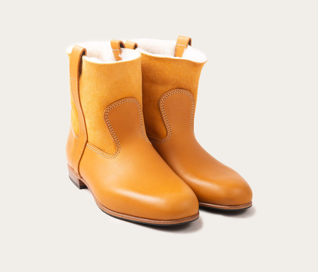 Bottines Risoul - Naturel & Mouton - Femme