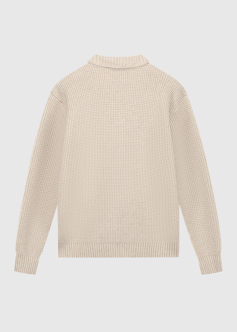 Polo Riva Waffle - Dark Sand