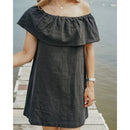 Robe Bardot - Lin Noir