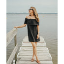 Robe Bardot - Lin Noir