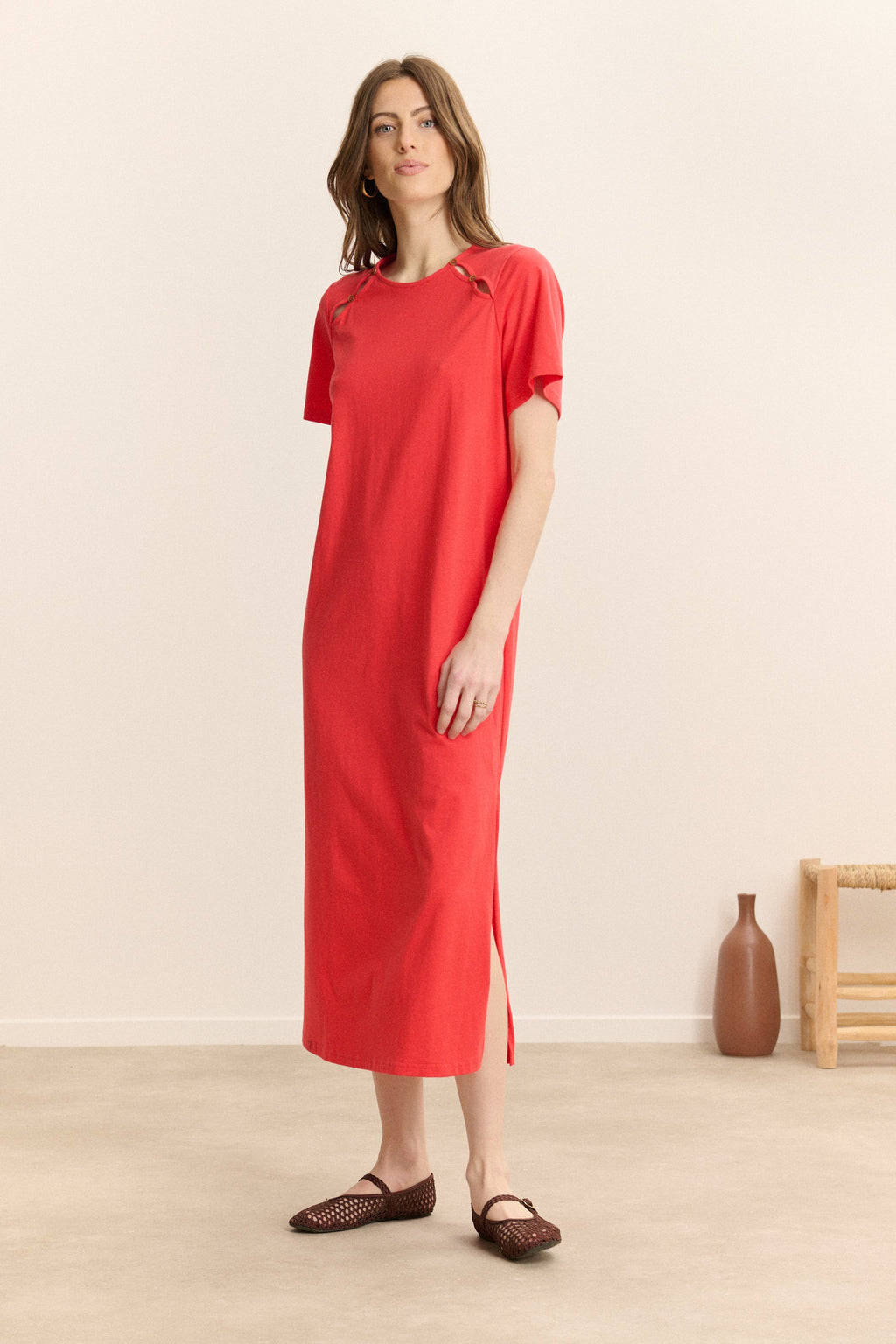 Robe Calvin - Rouge