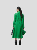 Dress Kurtis In Soft Technical Fabric In Kelly Green