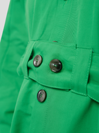 Robe Kurtis In Soft Technical Fabric In Kelly Green
