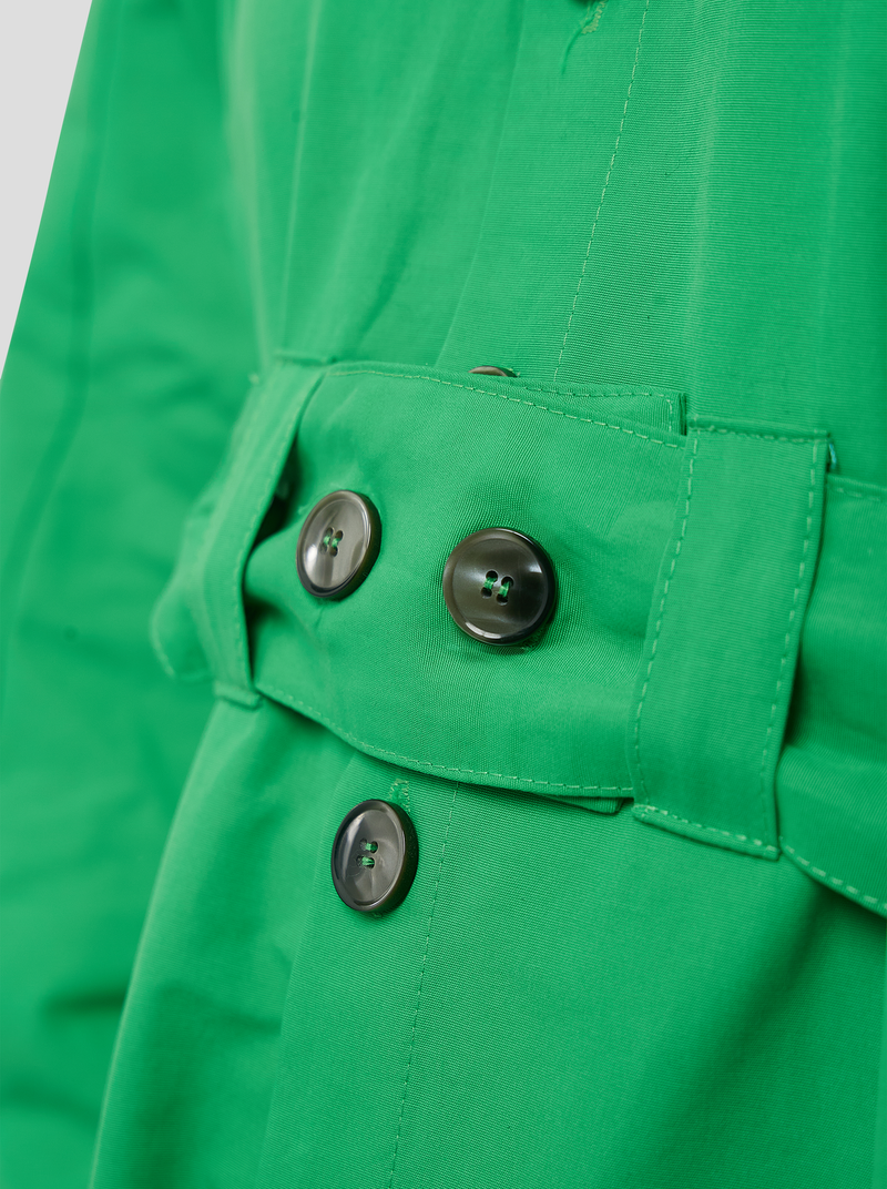 Dress Kurtis In Soft Technical Fabric In Kelly Green