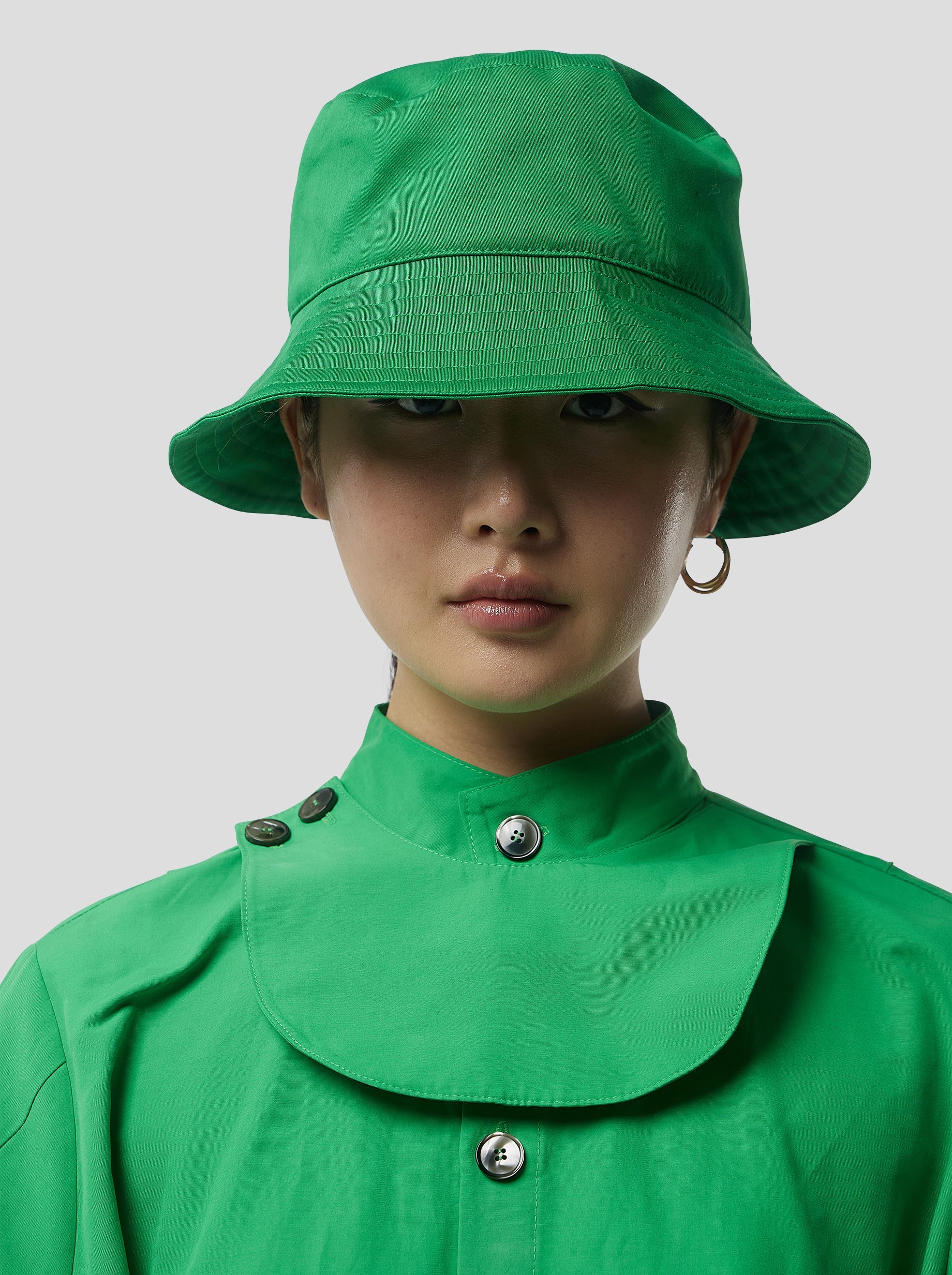 Bob Jimmy In Soft Technical Fabric In Kelly Green