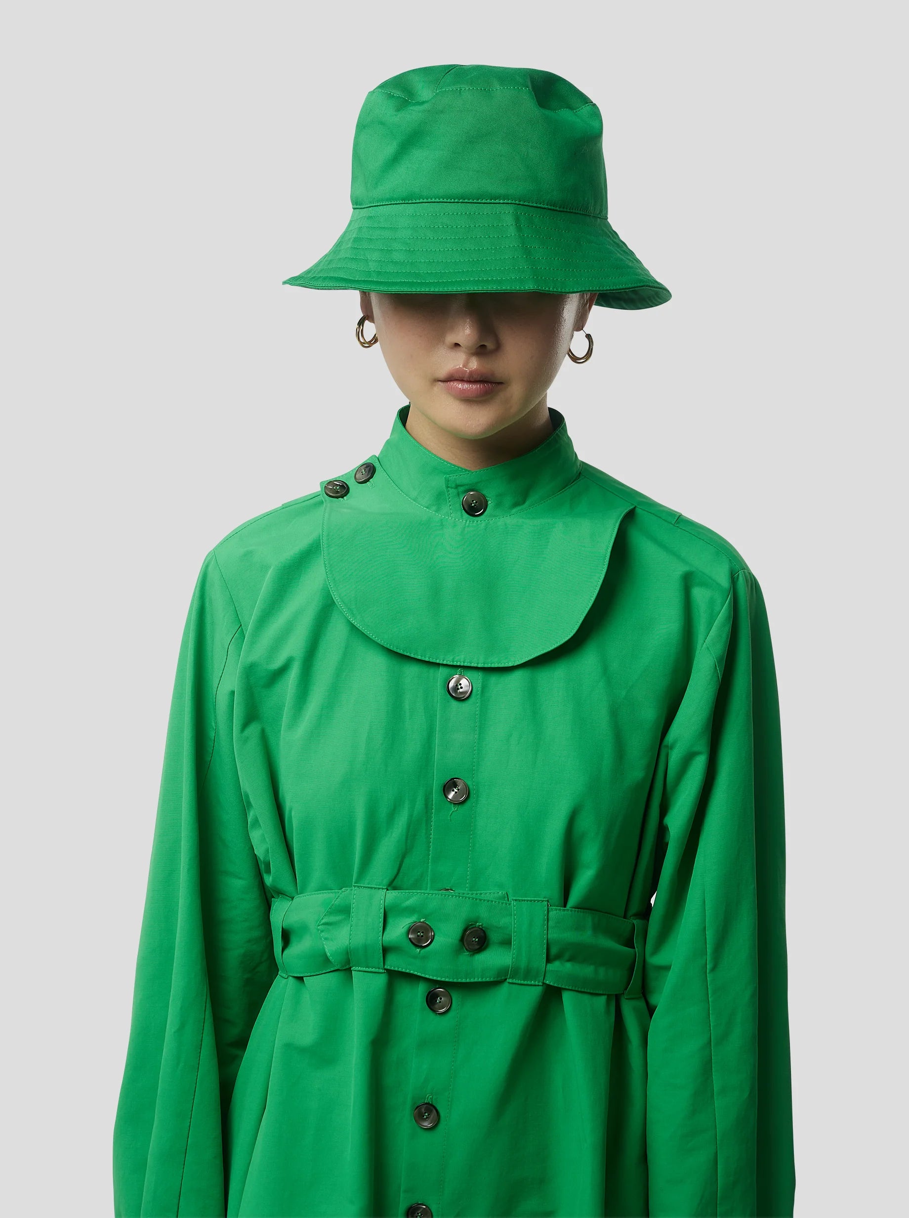Bob Jimmy In Soft Technical Fabric In Kelly Green