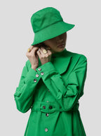Bob Jimmy In Soft Technical Fabric In Kelly Green
