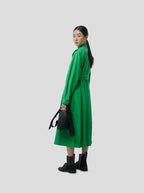 Robe Kurtis In Soft Technical Fabric In Kelly Green