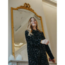 Sarina Dress - Black Sequin