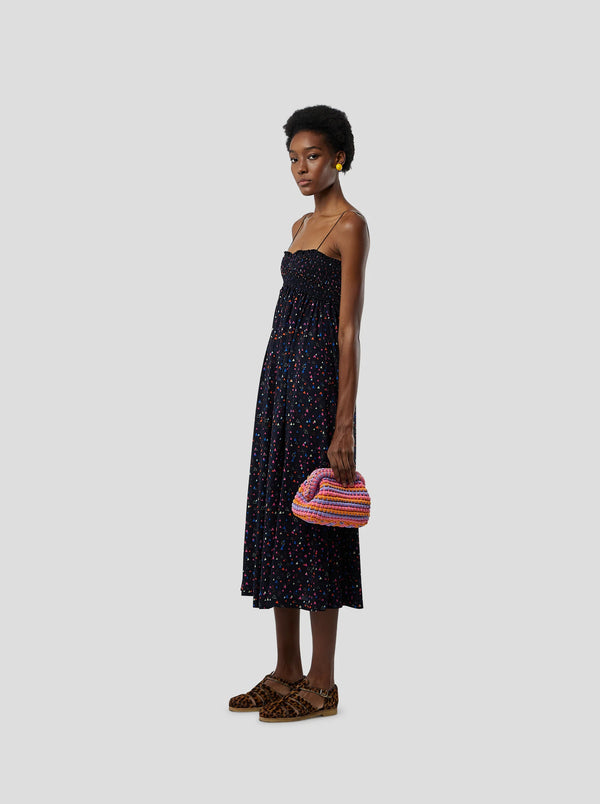 Kleid Tamara In Black Zodiac Print