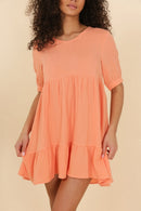 Robe Doriane - Saumon