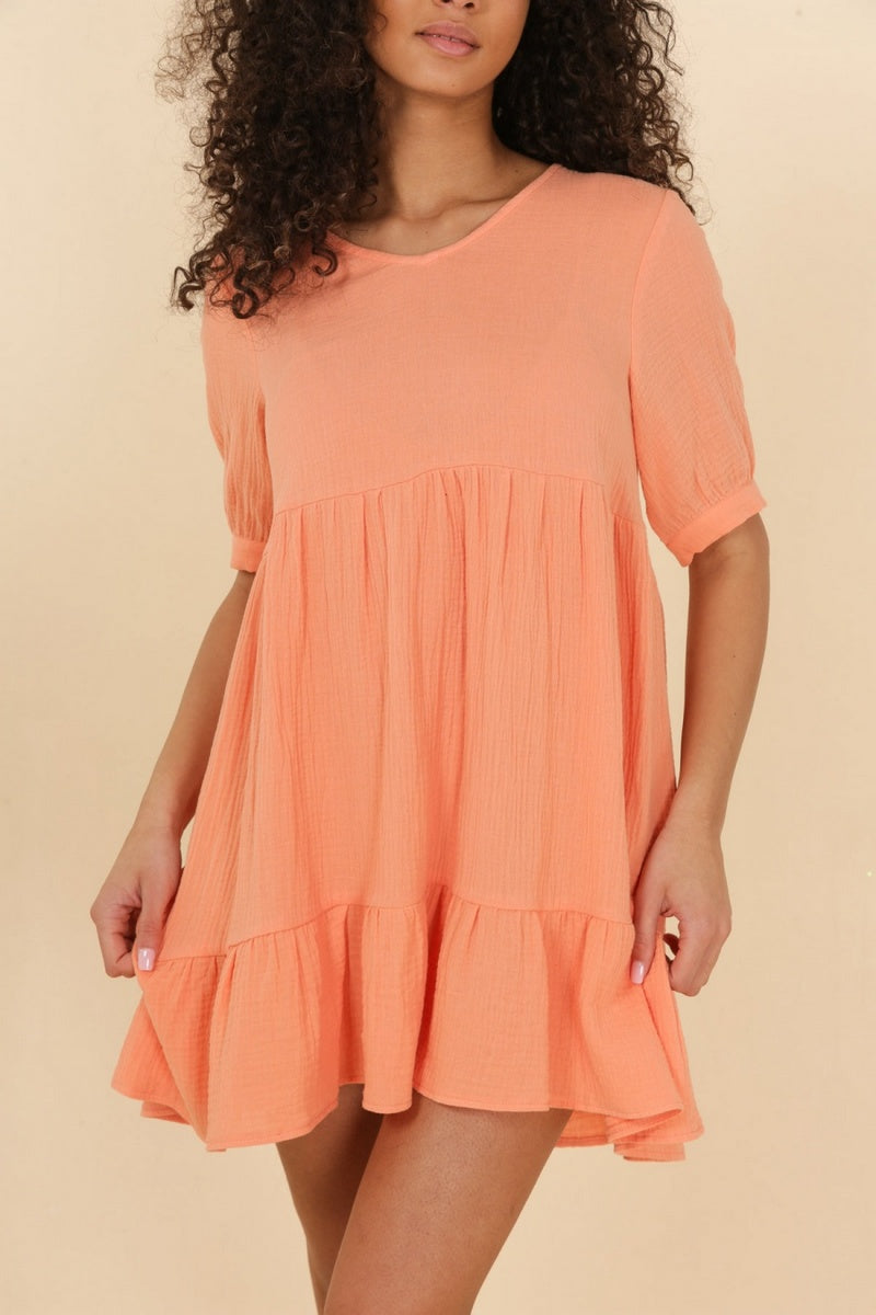 Robe Doriane - Saumon