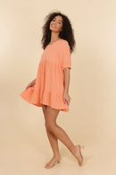 Robe Doriane - Saumon