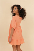 Robe Doriane - Saumon