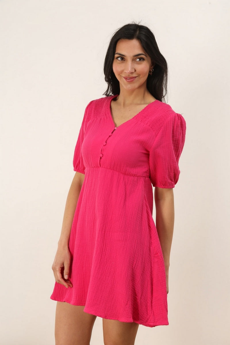 Robe Romane - Fuchsia