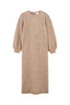 Robe Maille Noelle Camel