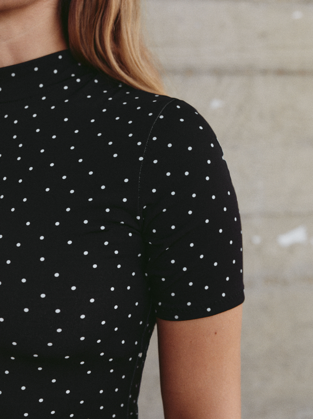 Cut Galaxy Dots Dress
