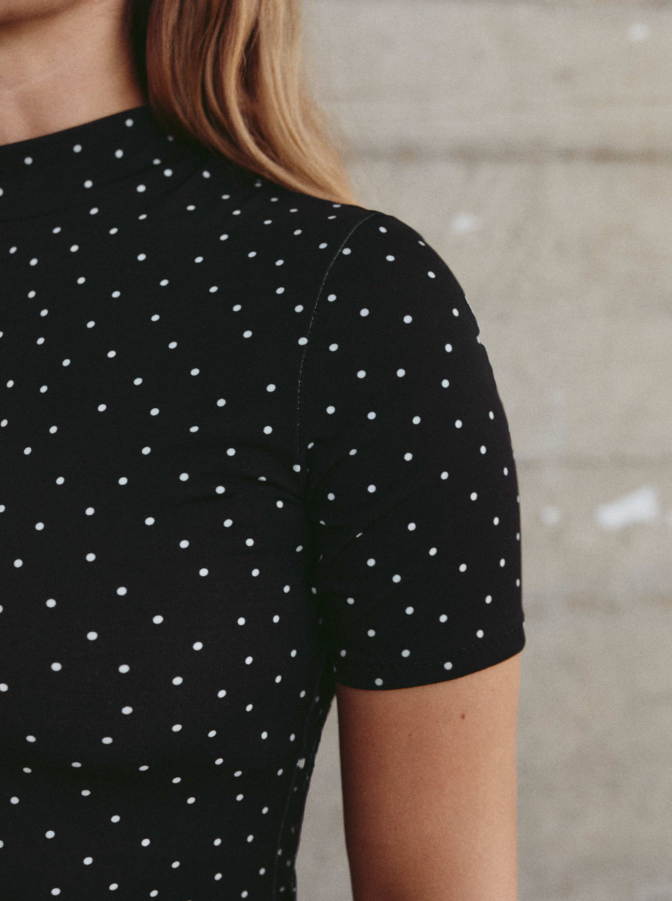 Cut Galaxy Dots Dress